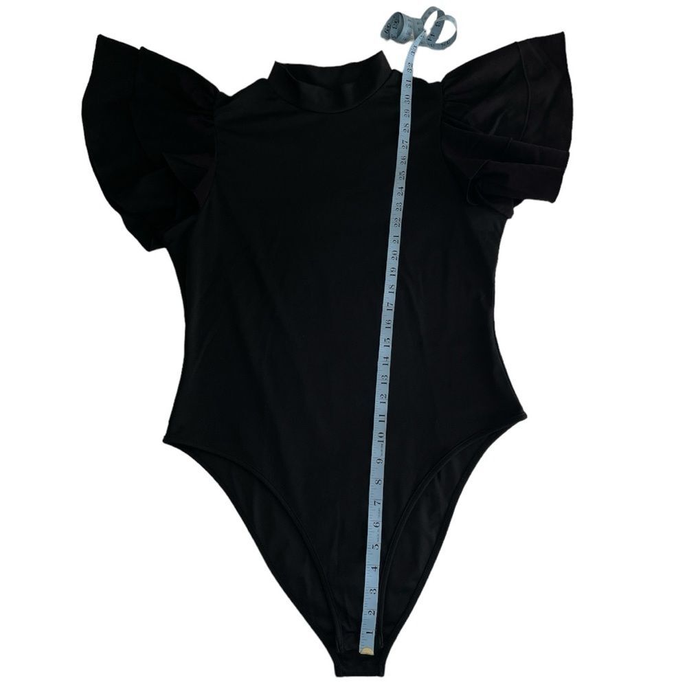3 piece Shein set: with 2 sleeveless tops and 1 ruffle sleeve body suit Sz XL - Picture 7 of 9